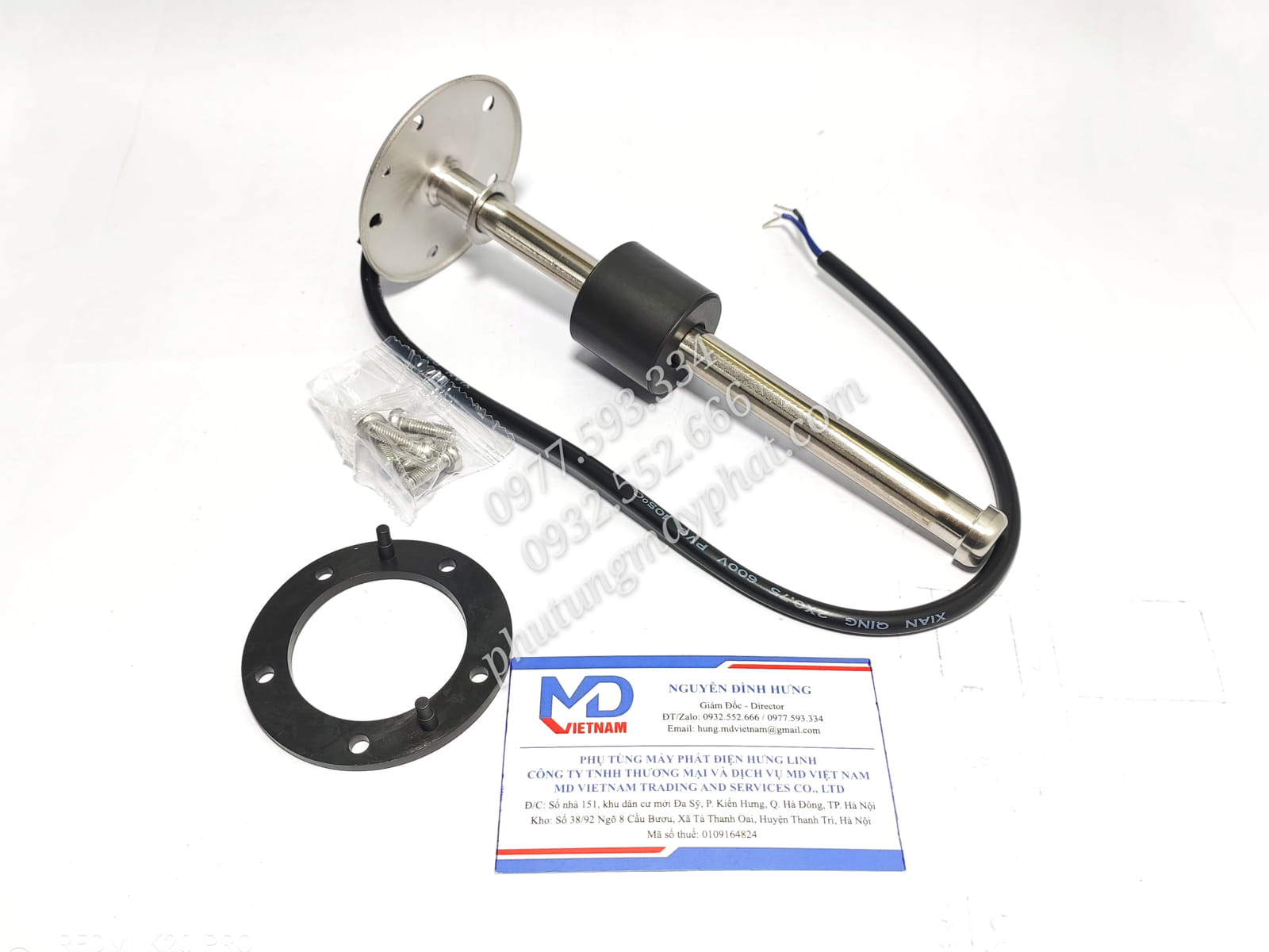 Cảm biến mức nhiên liệu VDO 10-184ohm, 0-190ohm 20cm class=