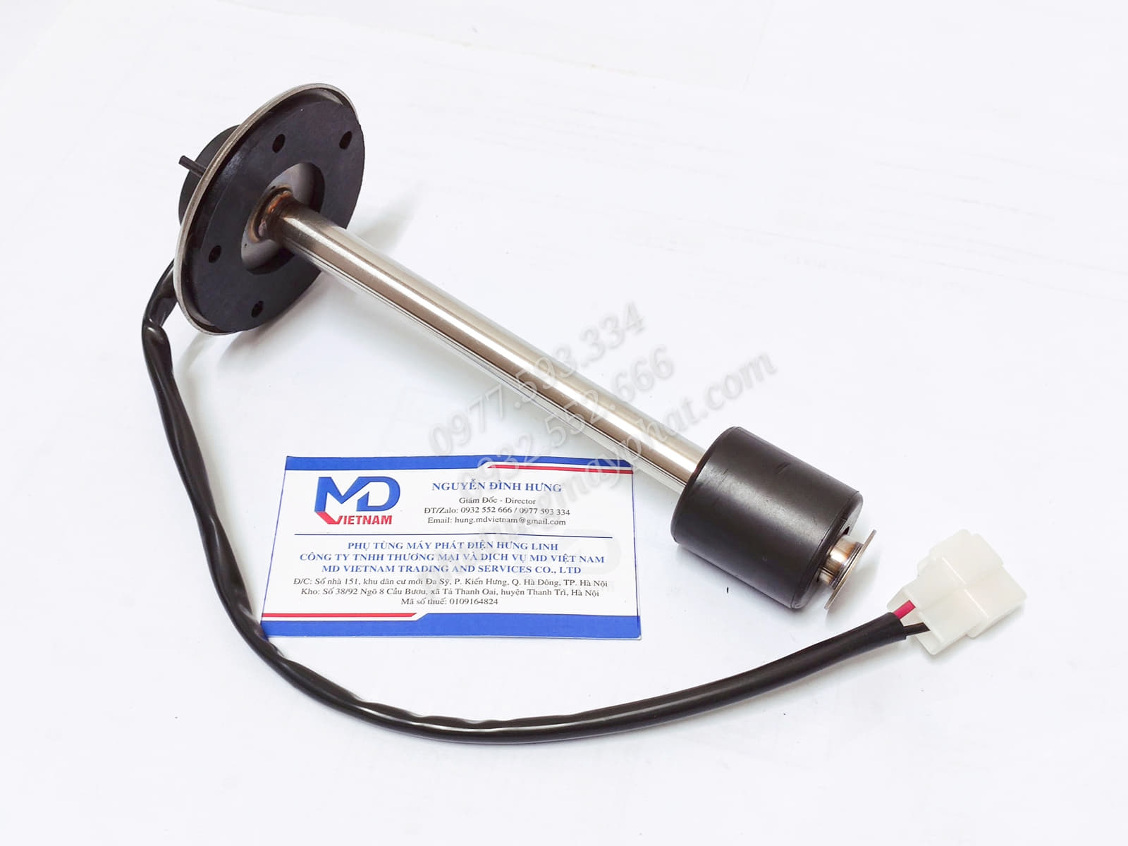 Cảm biến mức nhiên liệu VDO 10-184ohm, 0-190ohm 15cm class=