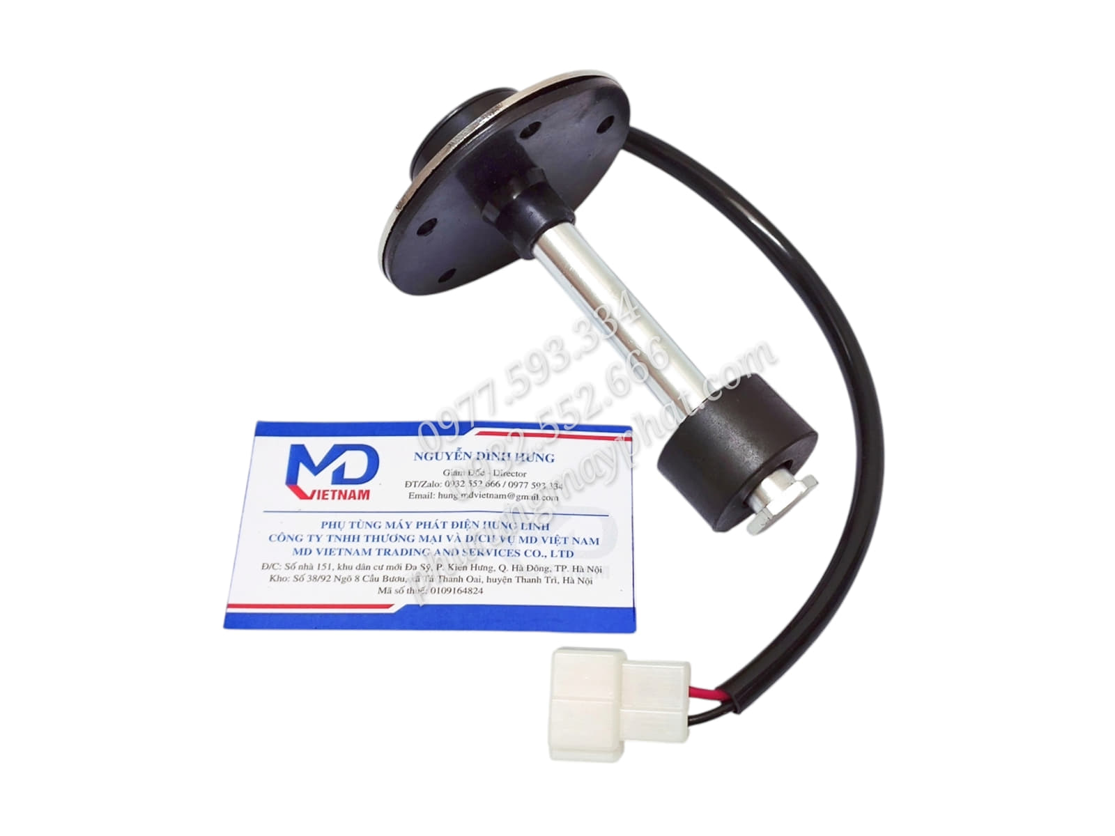 Cảm biến mức nhiên liệu VDO 10-184ohm, 0-190ohm 10cm class=
